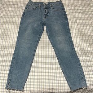 Kensie Light Wash Blue Skinny Jeans, Ankle Cut